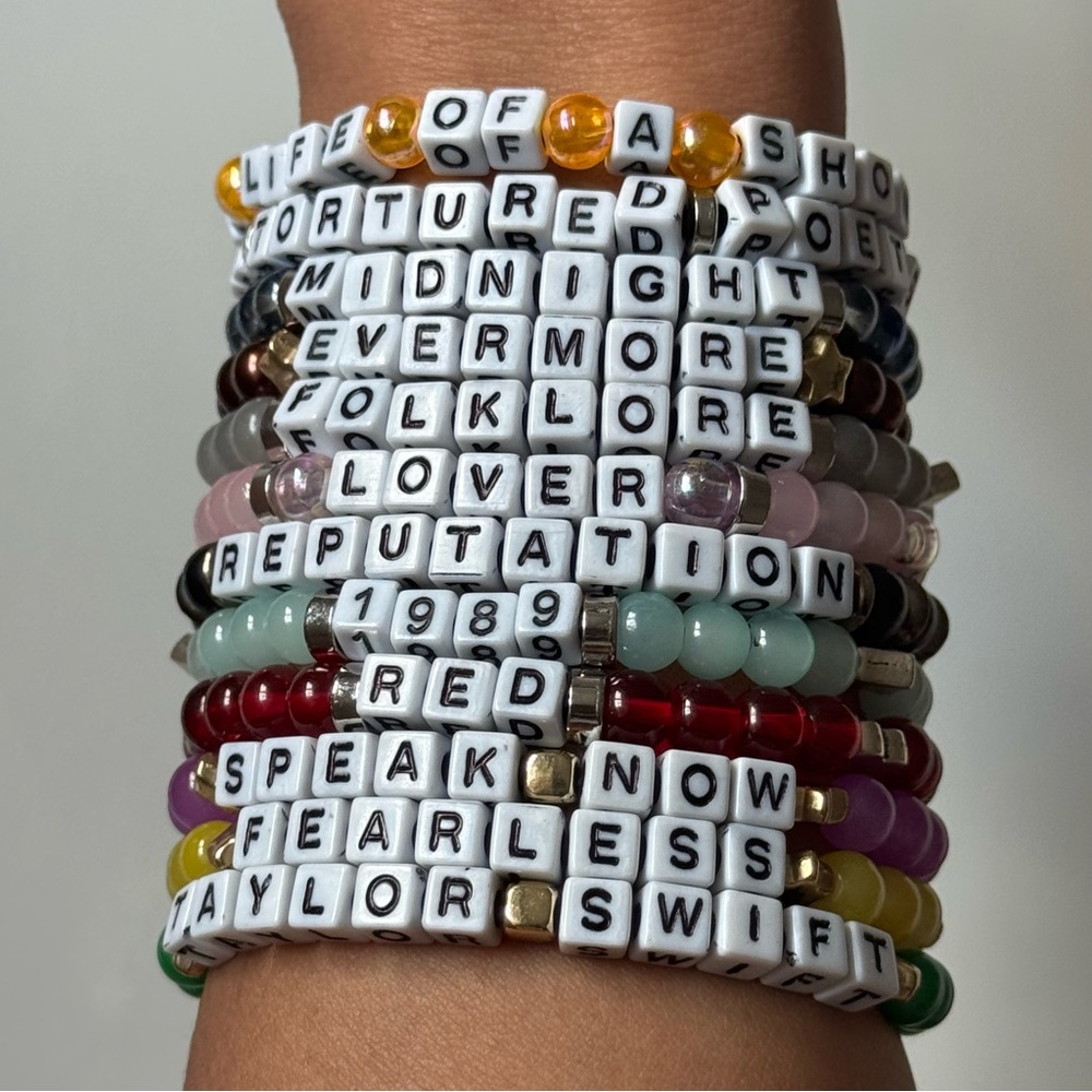 Taylor Swift Inspired Beaded Bracelet Set